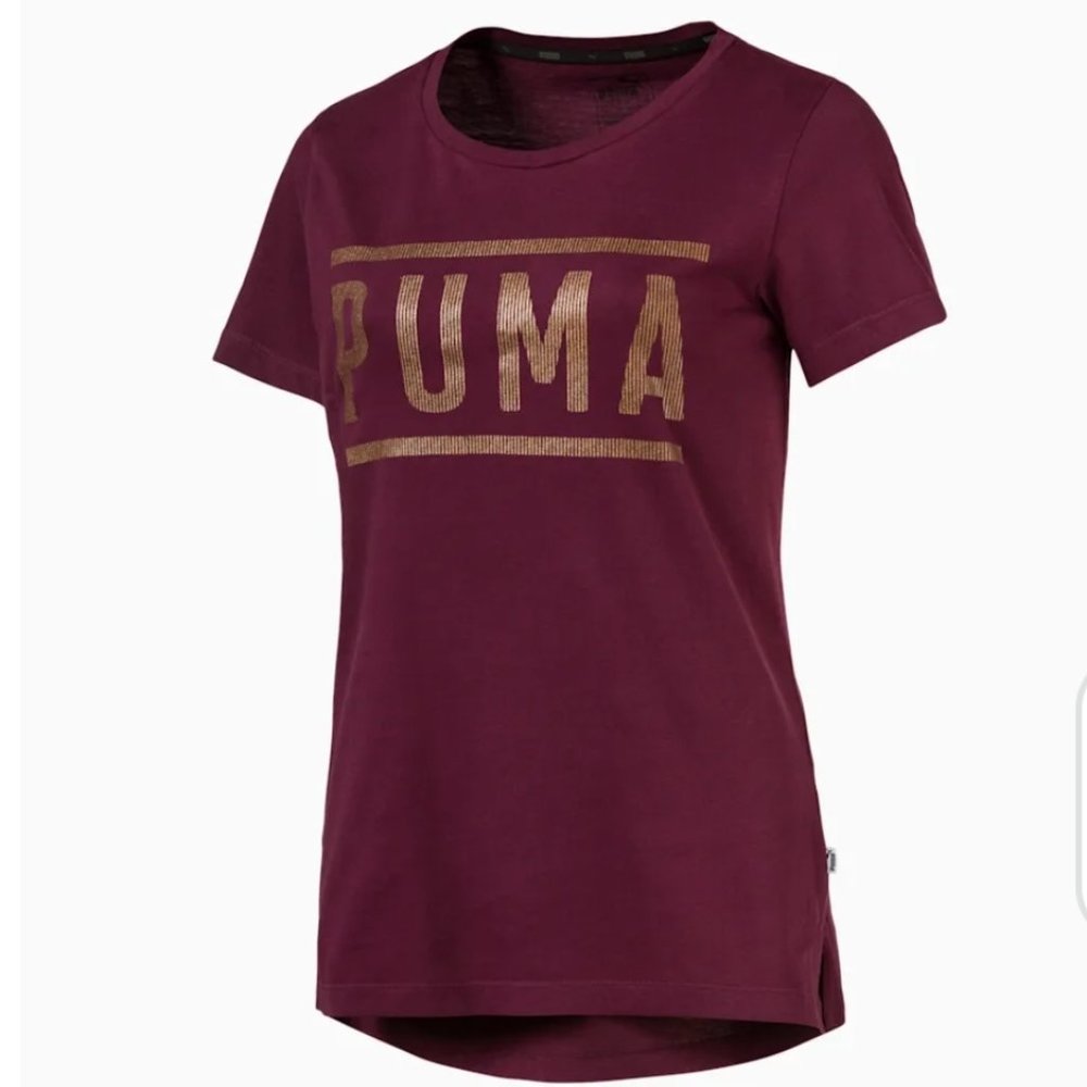 Athletic Women's Tee Puma Fig-BronzeMedal 100% COTTON